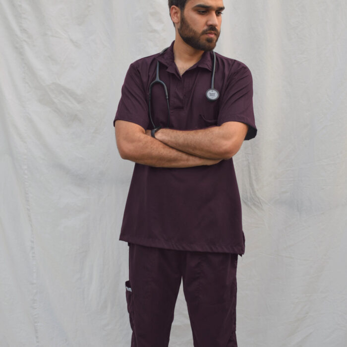 front white maroon