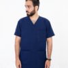 Stash Blue Male Scrub Set