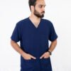 Stash Blue Male Scrub Set
