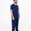 Stash Blue Male Scrub Set